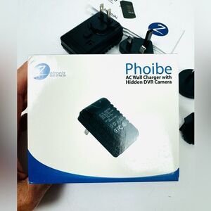 HD Spy Nanny Cam Motion Phoibe USB Wall Adapter Travel Charger 1080P